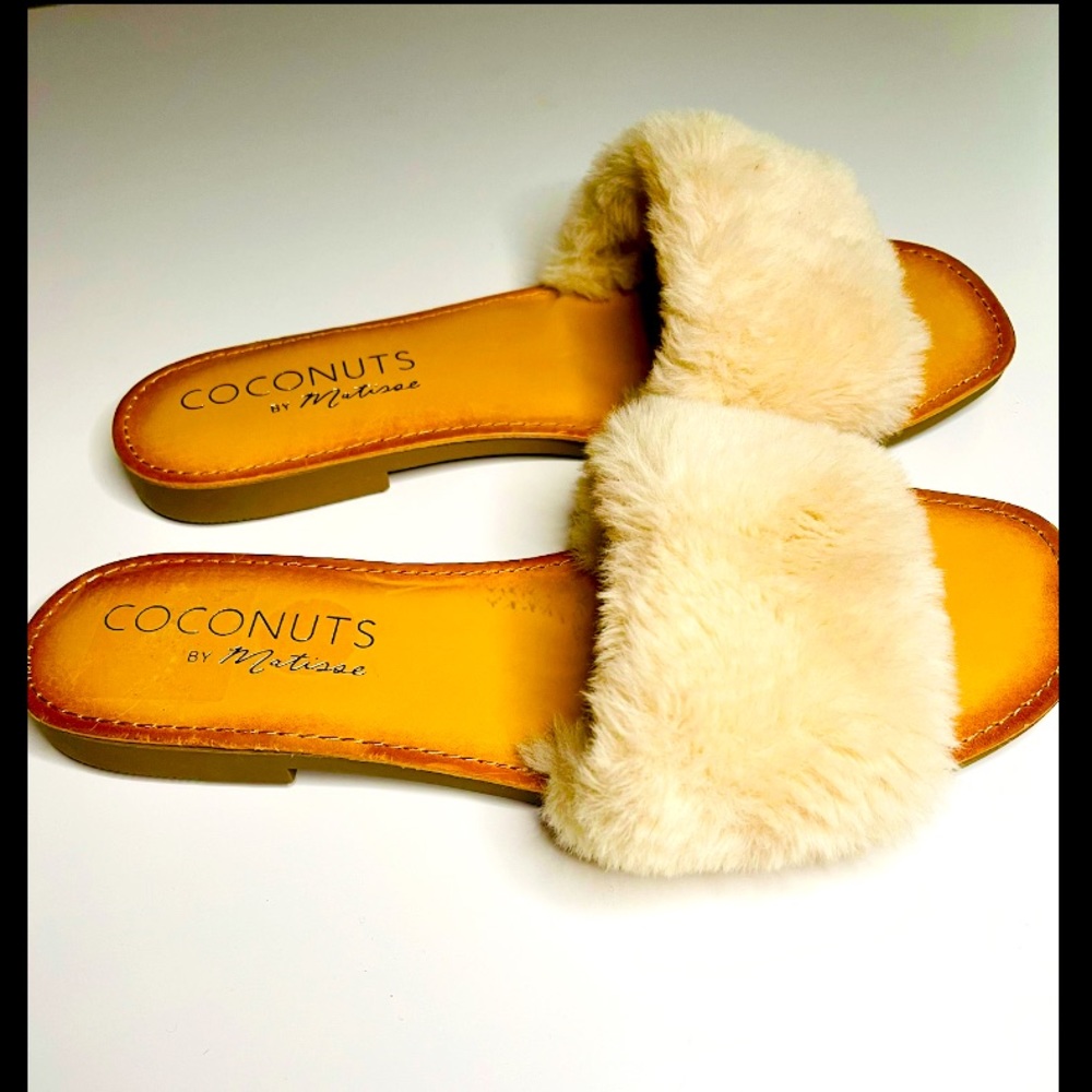 Faux Fur Sandals